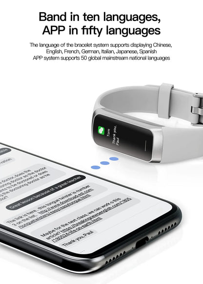 LIGE Amoled Smart Watch Men 2024 Smart Band Women Heart Rate Blood Smartwartch Waterproof Smart Bracelet Sport Fitness Tracker