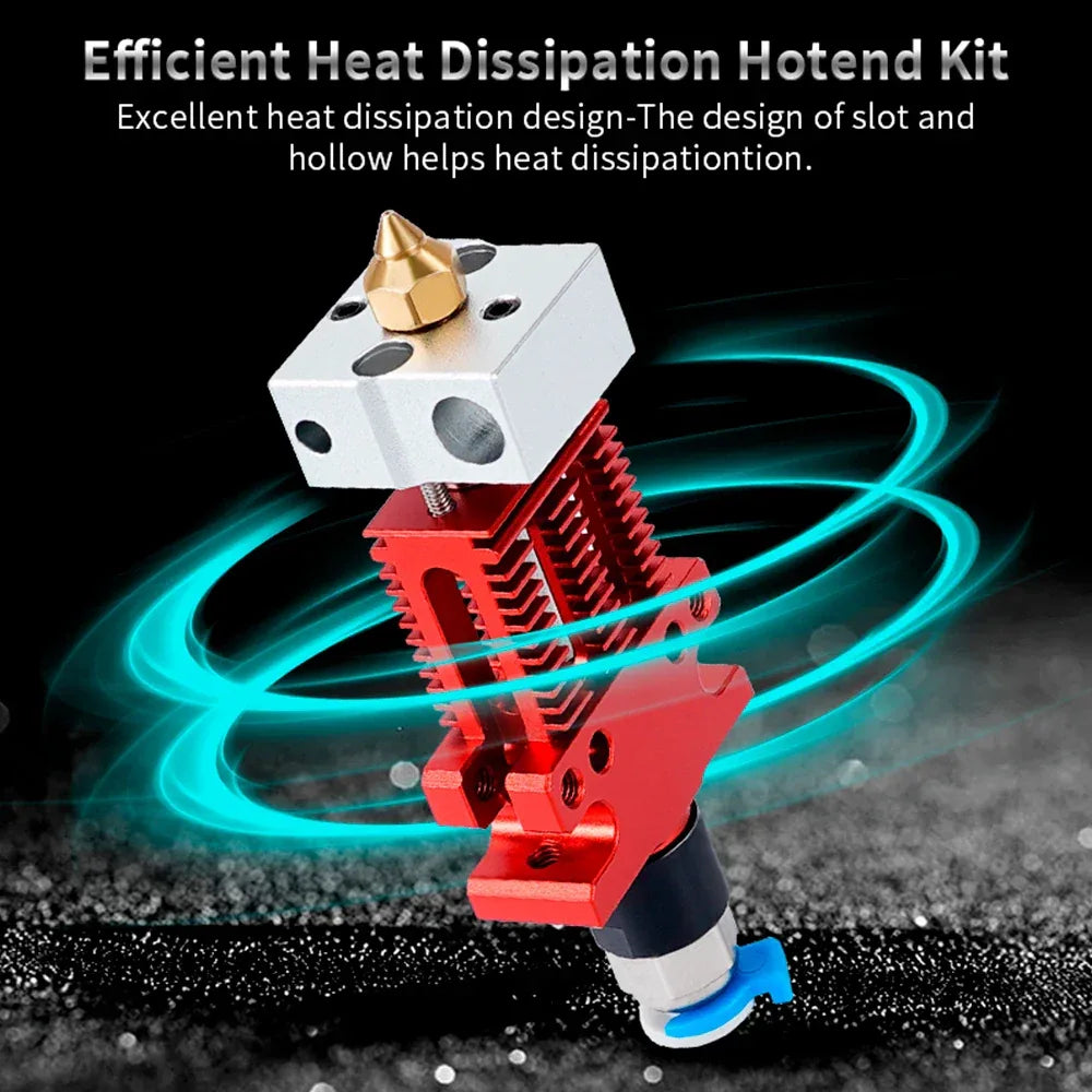High Quality 3D Printer Parts Hotend Print Head MK8 Extruder Kit J-head Hot End For Creality CR10 Ender 3 S1 CR10S Pro CR-6 SE