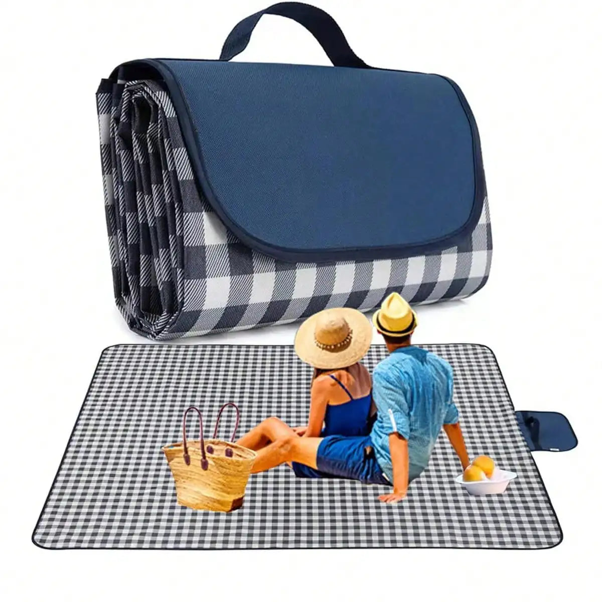 Picnic blanket Waterproof Camping blanket Travel blanket Beach blanket Picnic Mat 300x200cm XXL Foldable Portable