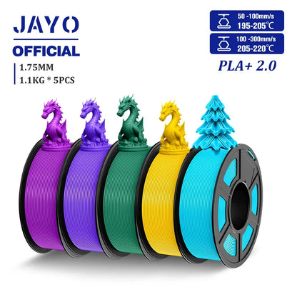 JAYO PLA/PLA META/PETG/SILK/PLA+/Wood/ ABS/Marble 3D Printer Filament 1.75mm 5KG 3D Printing Materials for 3D Printer&3D Pen