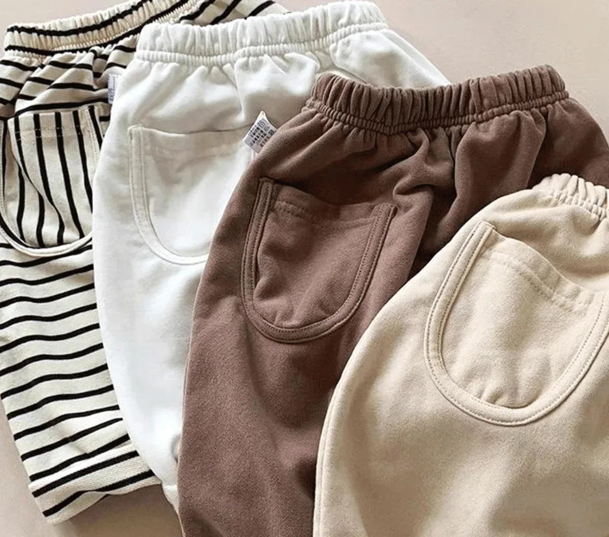 2025Spring Autumn New Baby PP Pants 1-5Y Boys Girls Cotton Striped Loose Harem Trousers Toddler Daily Infant Wear Kids Clothing