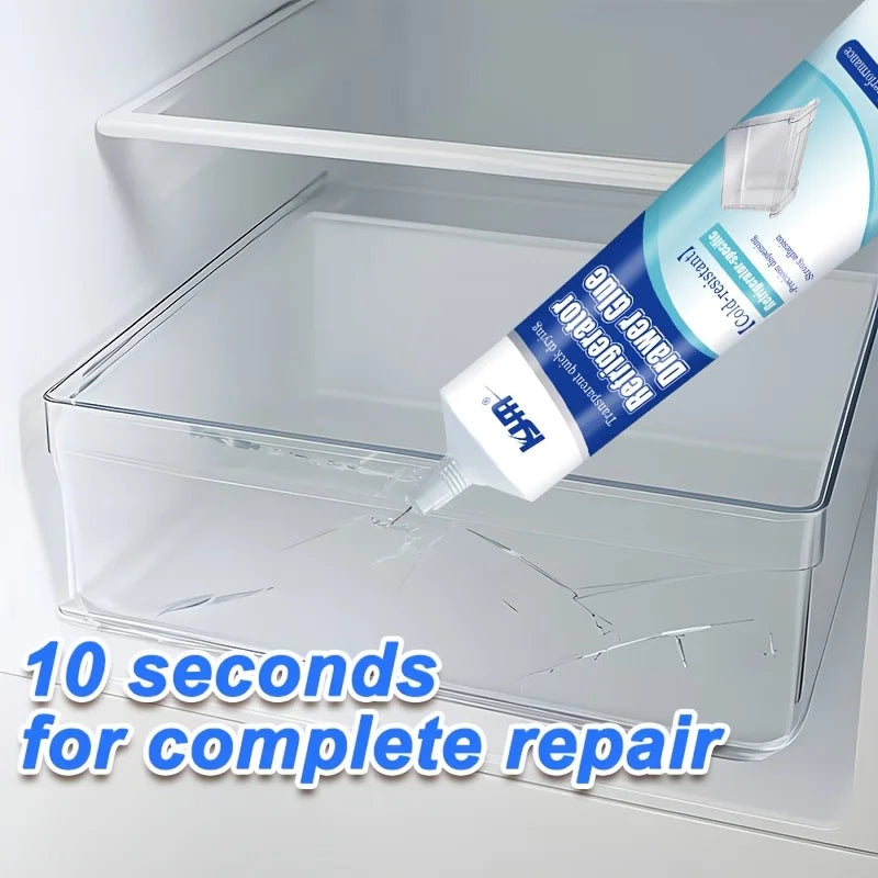 25ML Low Temp Cold Resistant Refrigerator Repair Glue Waterproof Strong Adhesive Quick Dry Fridge Drawer Door Seal Plastic Glass