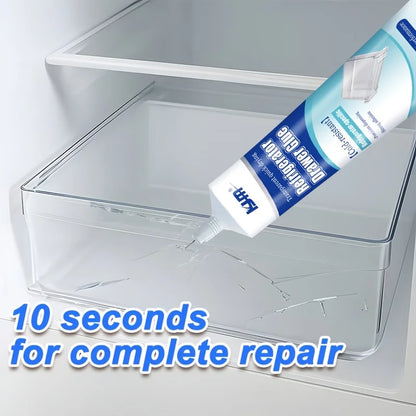 25ML Low Temp Cold Resistant Refrigerator Repair Glue Waterproof Strong Adhesive Quick Dry Fridge Drawer Door Seal Plastic Glass