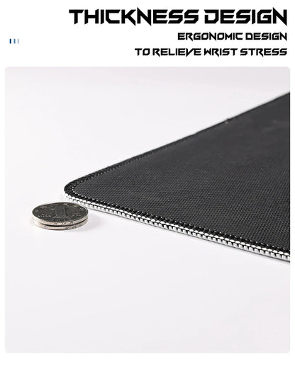 Anime Girl Non-Slip Mouse Pad Large Gaming Mousepad HD Print Keyboard Pad Laptop Computer Desk Pad Locking Edge Mouse Mat Carpet