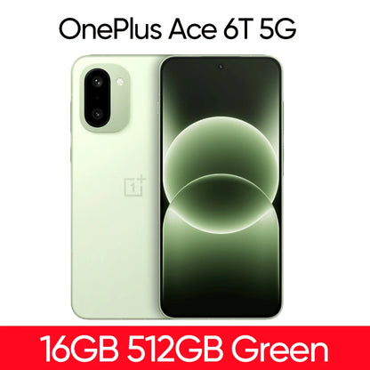 Oneplus Ace 6T Original ROM NFC Snapdragon 8 Gen 5 Smartphone 6.83''165 Hz AMOLED Display 8300mAh Battery 100W SUPPERVOOC IP69K