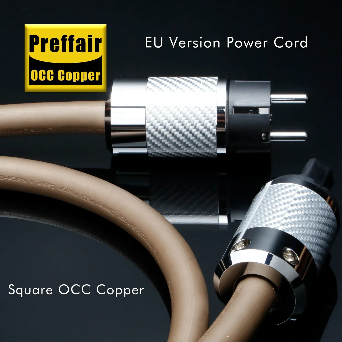 hifi audio Power Cable US/UK/AU/EU Monosaudio occ Copper Silver conductor Power AC Cable line British Standard Power Cord