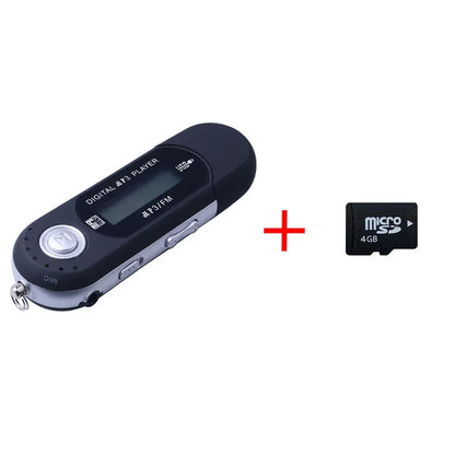 Mini USB MP3 Player Portable 32GB TF Storage FM Radio Music Player Digital LCD Screen Multifunction MP3 Music Player USB Stick
