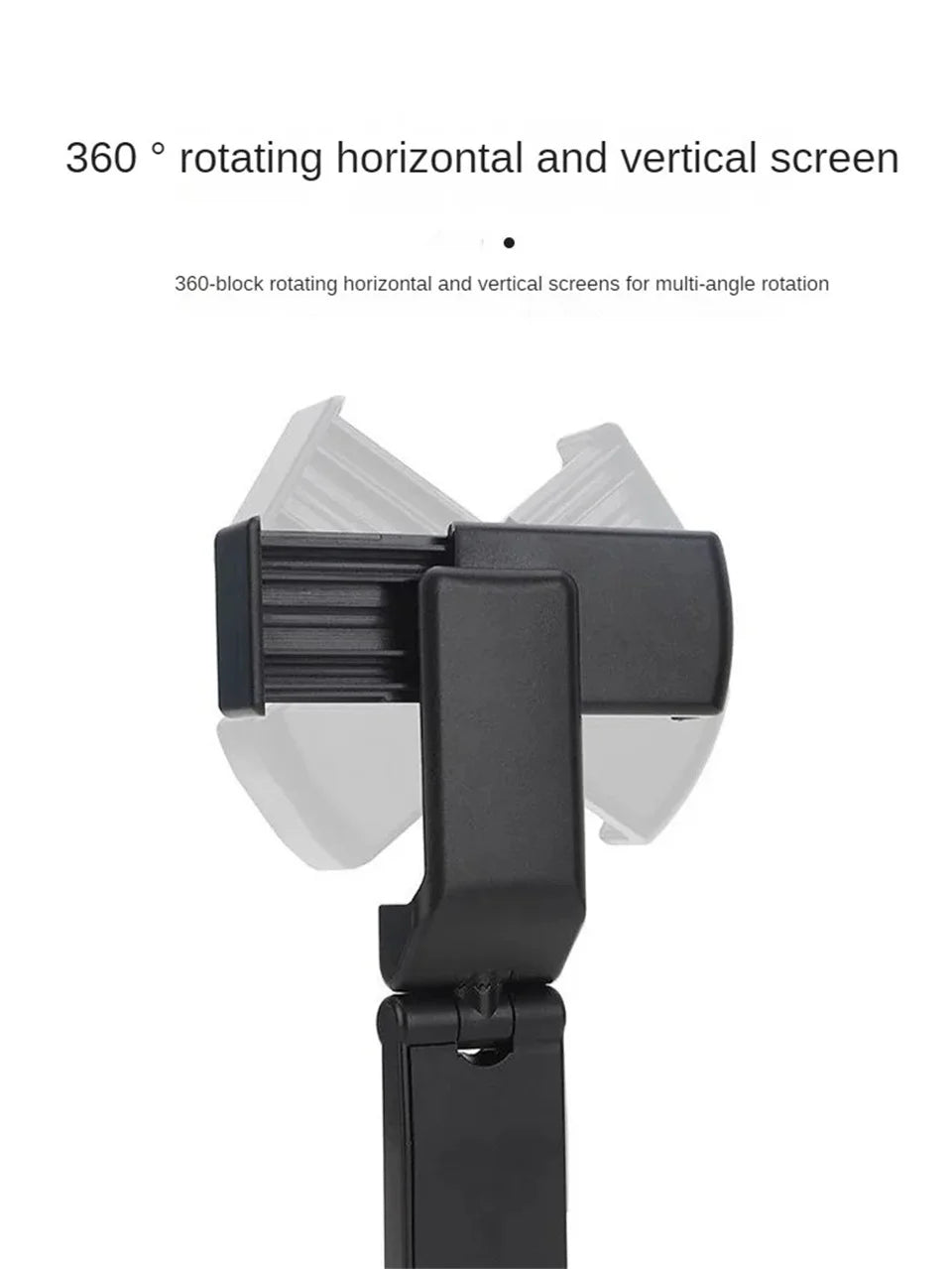 Airplane Phone Holder Portable Foldable Desktop Mobile Phone Stand Rotatable Selfie Holding Live Train Seat Clip Lazy Bracket