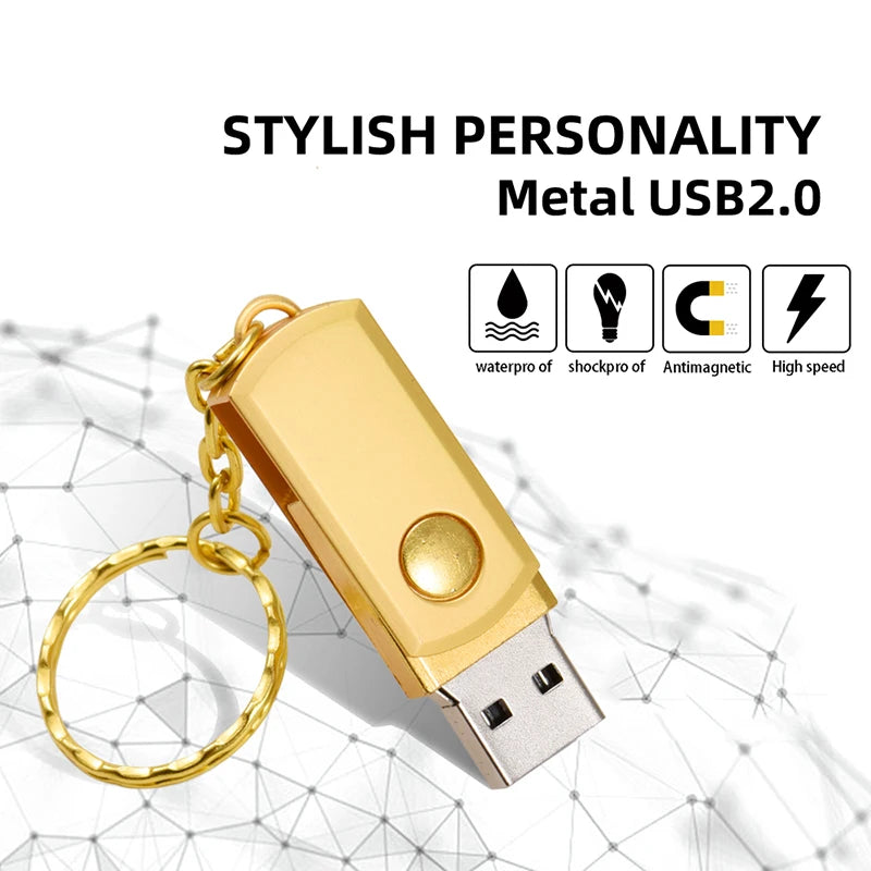 High Speed USB Flash Drive 32GB 64GB 128GB 16GB 8GB 4GB Pendrive 256gb 128gb 64gb Pen Drive 2.0 Memory Stick USB Disk on Key