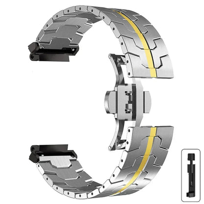 Steel Strap for Huami Amazfit T-rex 3/2 Trex Pro Metal Watch Band for Amazfit T-Rex Ultra Butterfly clasp Smartwatch Accessories