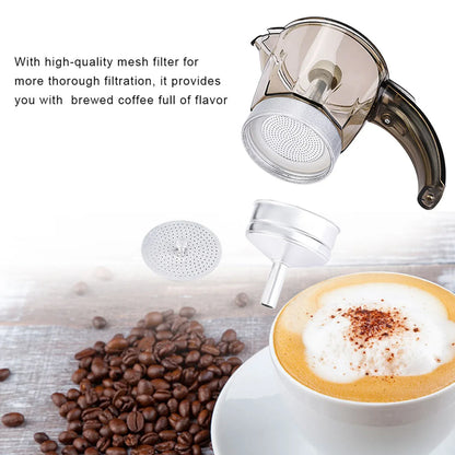 Large Capacity Electric Moka Pot Stovetop Espresso Coffee Maker Coffee Percolator 300ml