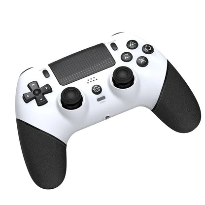 Wireless Gaming Controller 6 Axis Gyro Bluetooth Console Controller Macros Turbo Dual Vibration Hall Effect Joystick for PS4