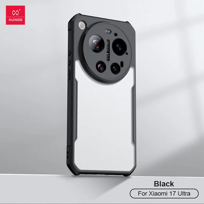 Xundd Case For Xiaomi 17 Ultra Magnetic Airbags Shockproof Hard PC + Soft TPU Clear Anti-fall Protection Phone Cover