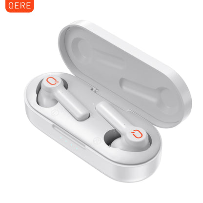QERE E20 Wireless Headphones, TWS Bluetooth 5.3,HD Microphone,HIFI Earphones,13mm Driver,68Ms Low Latency,4 Mics, ENC Call, New