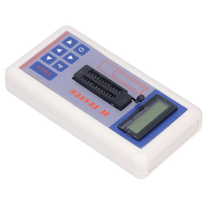 ABQR Integrated Circuit Tester, IC Transistor Capacitor Tester, Diode Checker Detector, with 5V 3.3V AUTO Mode,B