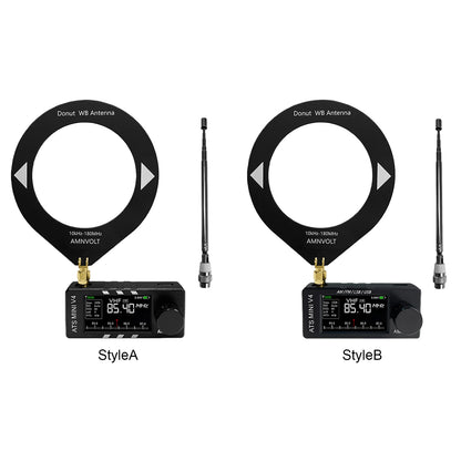 AMNVOLT V4/V3S ATS MINI SI4732 Radio ALL Band DSP Radio FM AM SSB LSB USB Receiver, built-in Hi-Z Headphone Amplifier Circuit