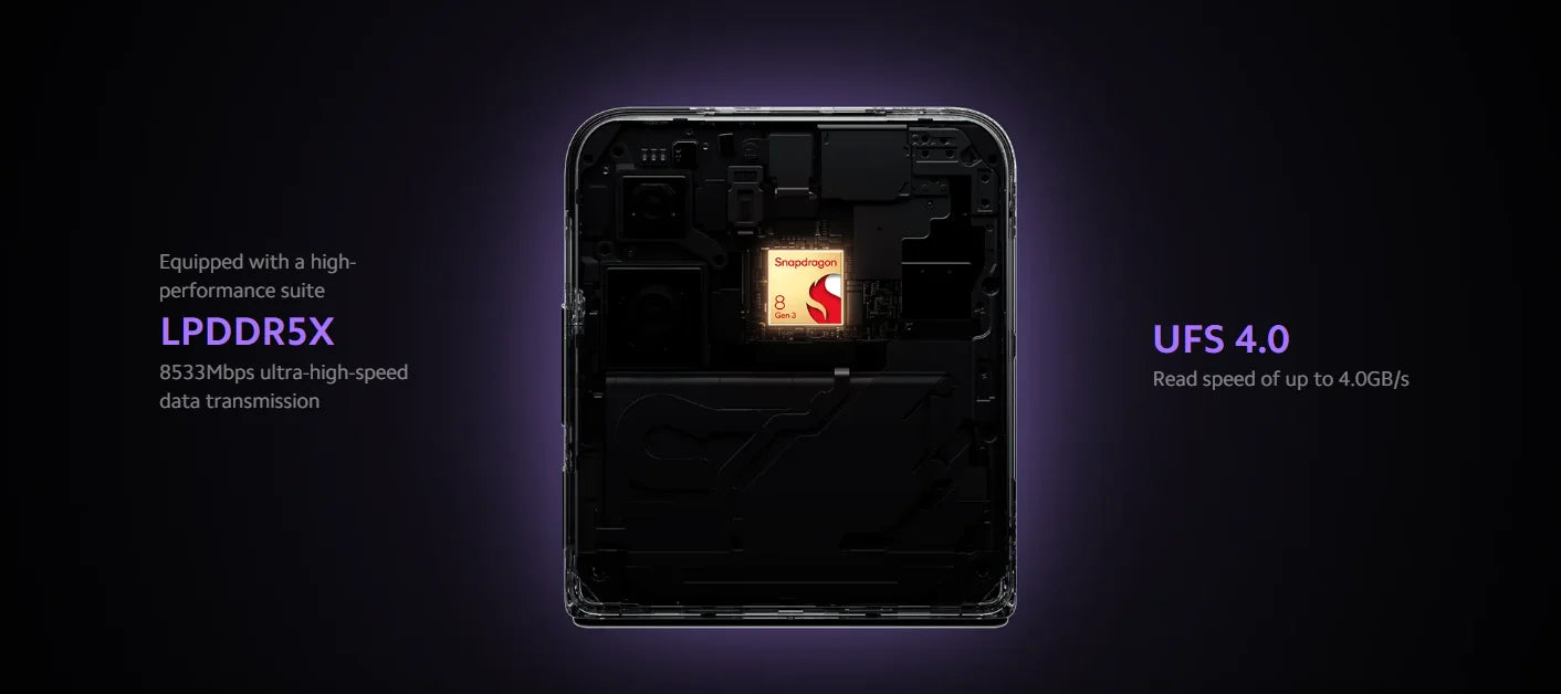 Global Version Xiaomi MIX Flip 67WHyperCharger 6.86" 12GB 512GB Leica 50MP Camera 120Hz Display Snapdragon 8 Gen 3 Smartphone