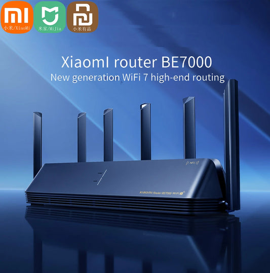 Xiaomi Wireless Wifi 7 Router BE7000 Signal Booster Repeater Extend Gigabit Amplifier 160MHz 1GB Memory Tri-band Mesh Mi Route by PDG ibma