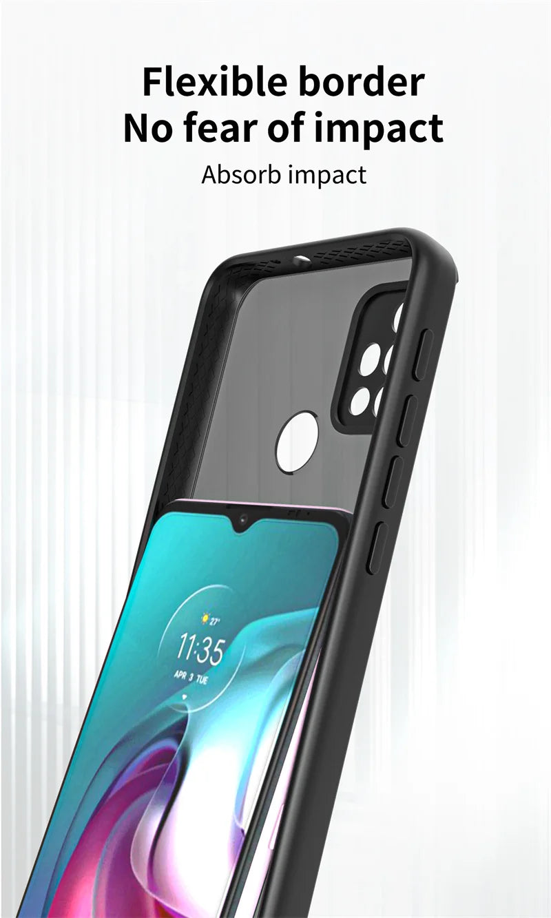Funda For Motorola G10 G20 G30 Case Shockproof Armor Magnetic Holder Ring Case For Moto G31 G41 G51 G71 Hard PC Matte Back Cover