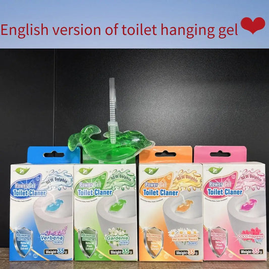 Toilet Hanging Dolphin Gel Fragrant Fresh Air Lasting Fragrance Deodorization Odor Removal Toilet Cleaning Gel Toilet Cleaning by PDG ibma