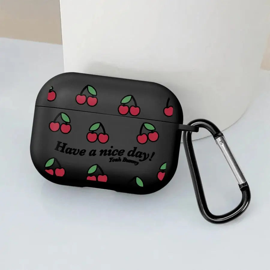 Cartoon Cherry Lichee Earphone Cases Cover Case For Airpods 2 3 1 Pro2 Pro Pro3 4