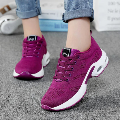 MAEDEF New Fashion Ladies Casual Shoes Summer Light Mesh Breathable Shoes Women's Sports Shoes Outdoor Anti-slip Training Shoes