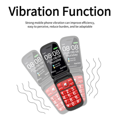 Mafam F899 Small Cover Folded Elderly Mobile Phone For Seniors Dual Display SOS Button Fast Quick Call Anti-Scratch Low Price