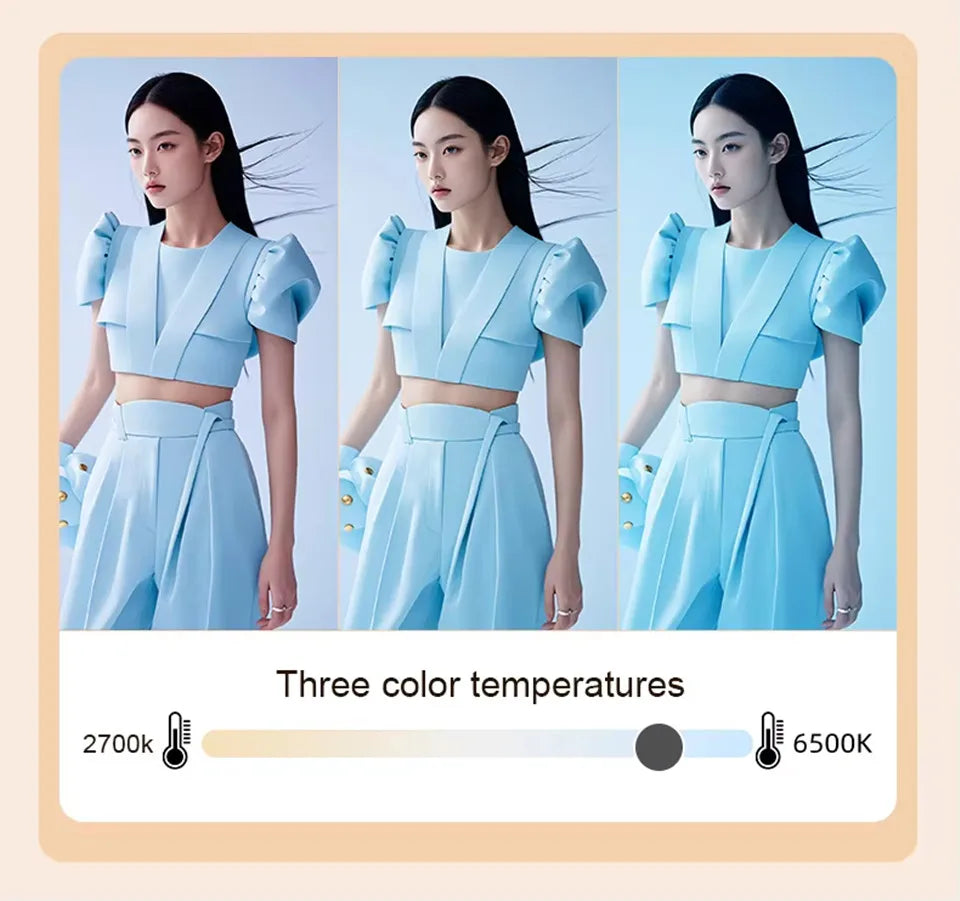 MEUYAG 11 Inch 2700K-6500K LED Panel Light Photographic Lighting Portable Video Fill Light for Photography Shooting