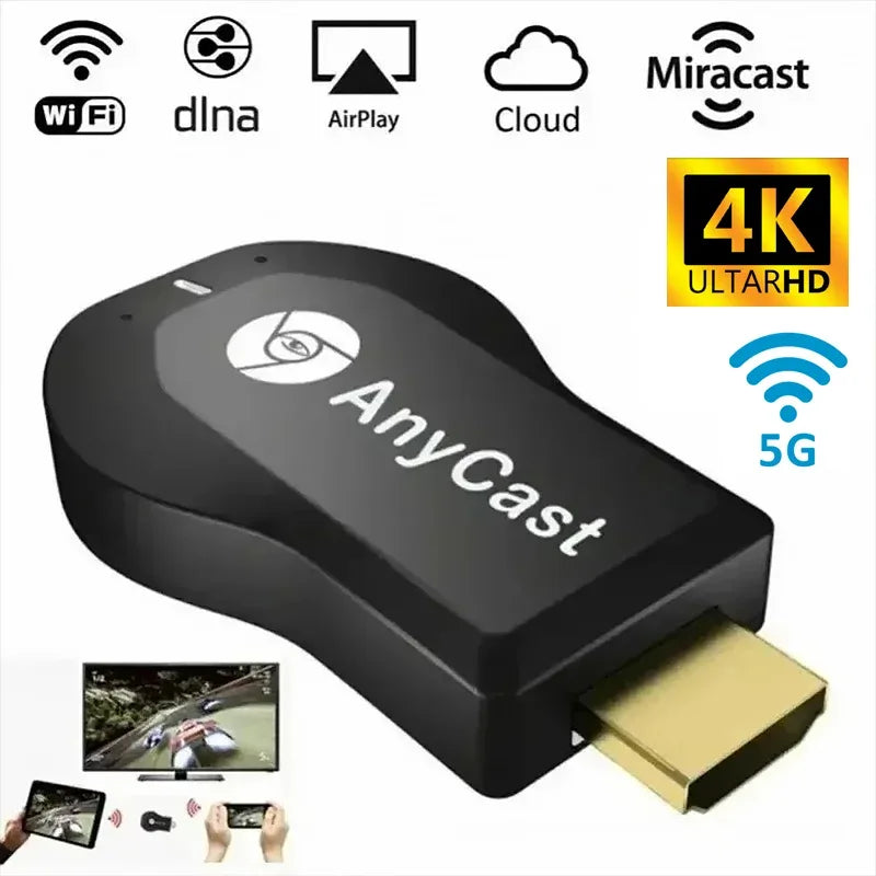 New M2 Plus Wireless HDMI WiFi Display 4K 1080P Compatible TV Dongle Receiver for DLNA Airplay Miracast for AnyCast for IOS