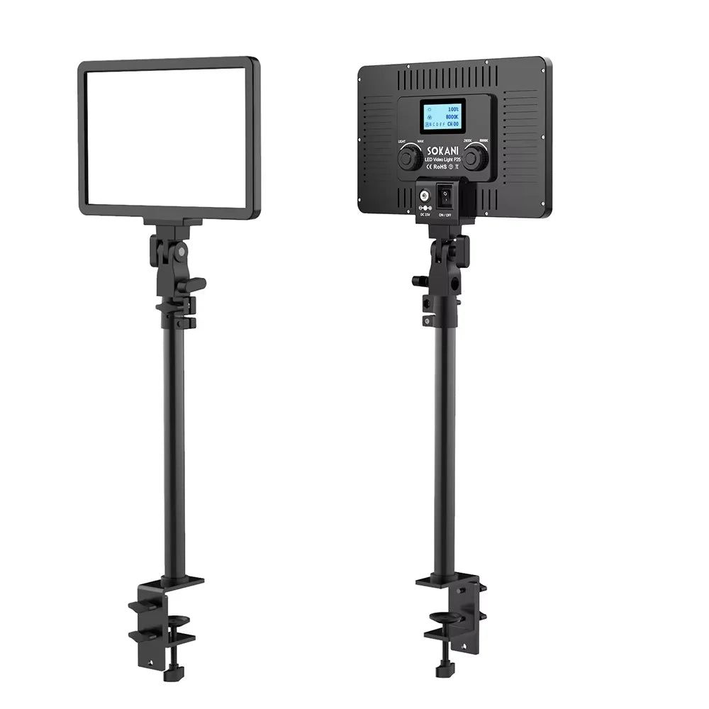 Sokani P25 & P25 kit LED Video Panel Light Studio Filling Light Lamp For Youtube Live Streaming Game Record Video Zoom Meetings