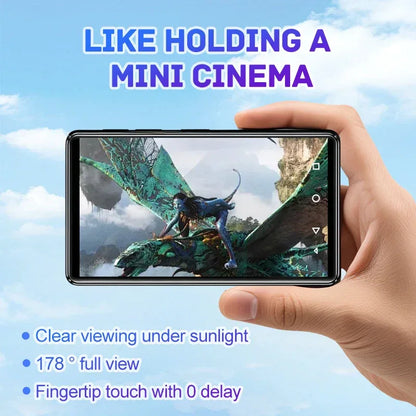 MP3 MP4 HIFI Stereo Player 3.97-inch 1080P HD Full-Screen Touch with Bluetooth and 2.4G/5G WiFi FM Radio Recording Ebook