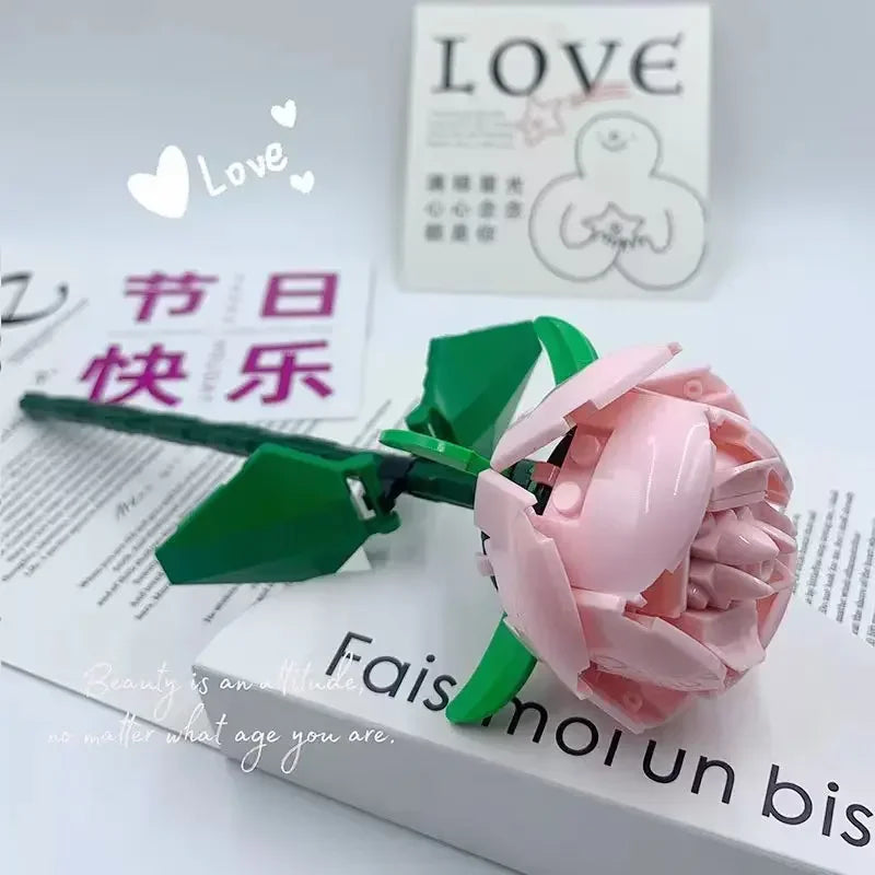 Romantic Wildflower Bouquet Flower 10313 Building Set Home Decoration Building Block Toys Valentine's Day Gift for Girlfriend
