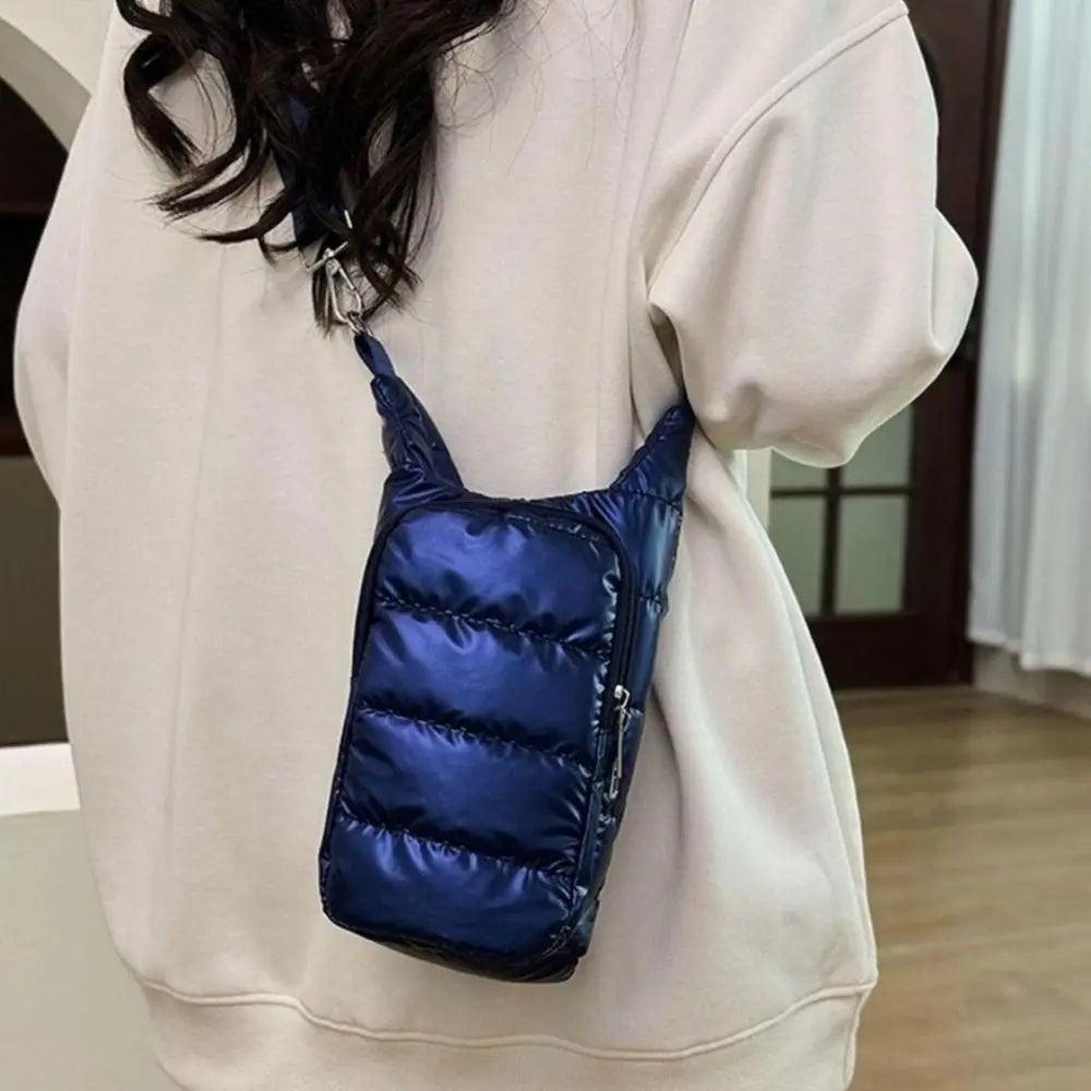 Winter Portable Water Bottle Bag Shoulder Bag Waterproof Thermal Vacuum Mug Cup Sleeve Adjustable Shoulder Strap Durable