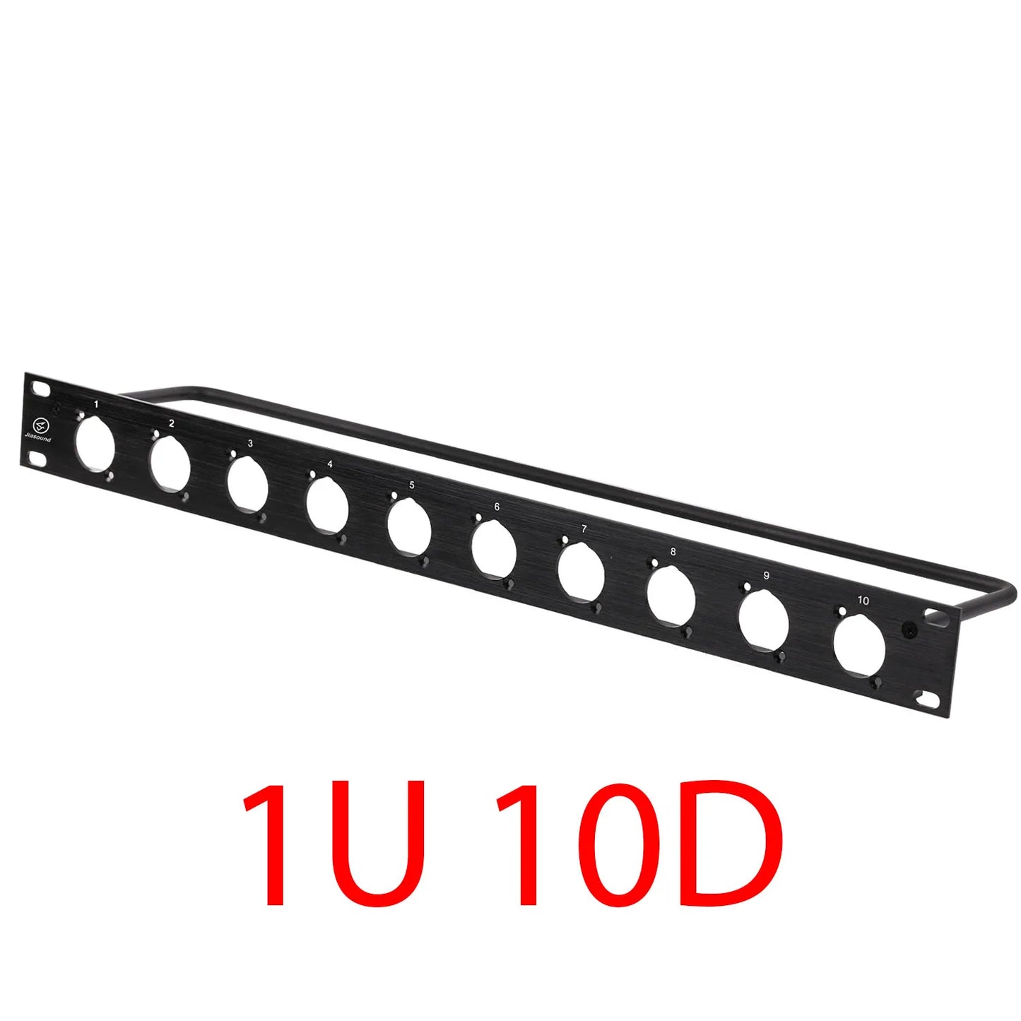 1U 2U Rack Patch Panel 8 12 16 24 Way Channel Flight Case Mount for XLR Connecctor Male Female SpeakOn Cabinet Mounting Panel