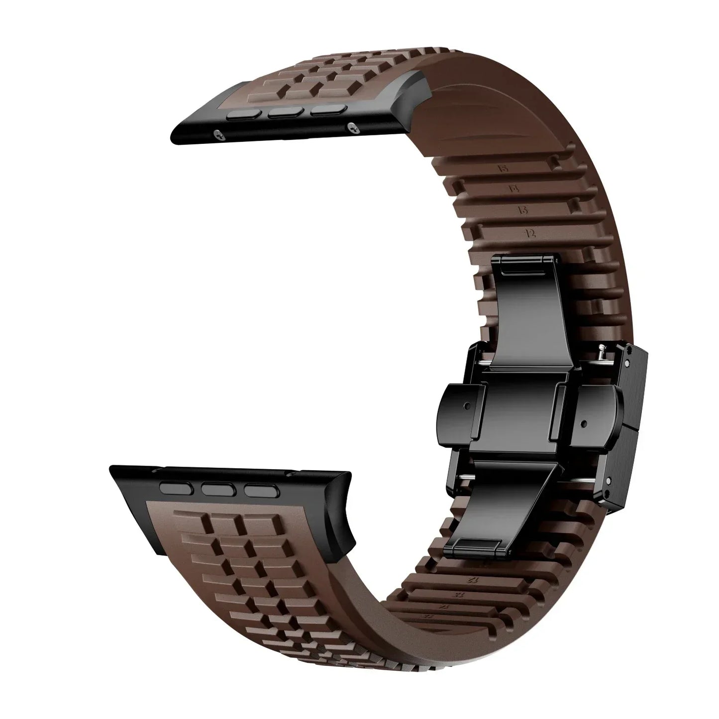 Silicone Band for Apple Watch Ultra 3/2 49mm Strap Men Sport Bracelet for Iwatch 11 10 9 8 7 6 5 Se 46mm 45mm 44mm  Watchband