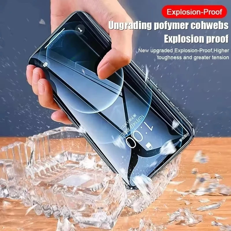 4Pcs Soft Hydrogel Film for iPhone 16e 17 Pro Max 16 15 13 14 12 11 Air Screen Protectors for iPhone 7 8 Plus 13 12 Mini XS XR X by PDG ibma