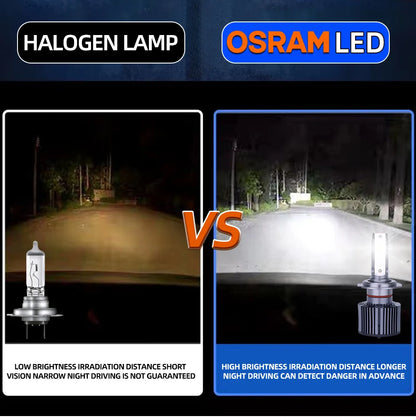 OSRAM Mini Canbus H4 H7 H1 LED Car Headlight 50W 6000K Car Lamps 9005 HB3 9006 HB4 H8 H9 H11 Fog Lights Auto Bulbs Classic 3.0