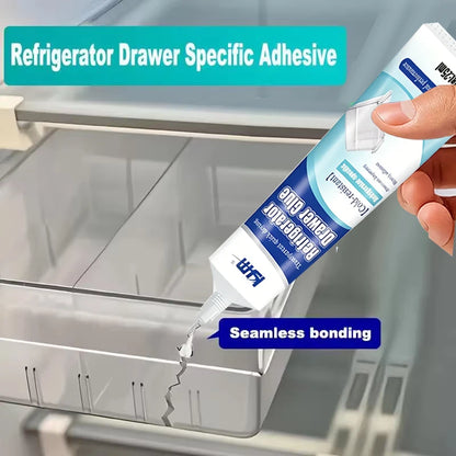 25ML Low Temp Cold Resistant Refrigerator Repair Glue Waterproof Strong Adhesive Quick Dry Fridge Drawer Door Seal Plastic Glass