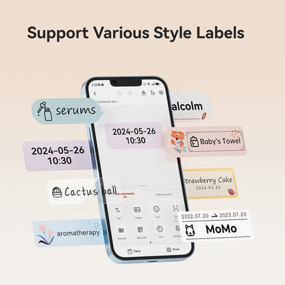 Niimbot D11 D110 D101 H1S Mini Thermal Printer Pocket Label Maker USB Bluetooth Label Stick Printer Inkless DIY Name Price Tag