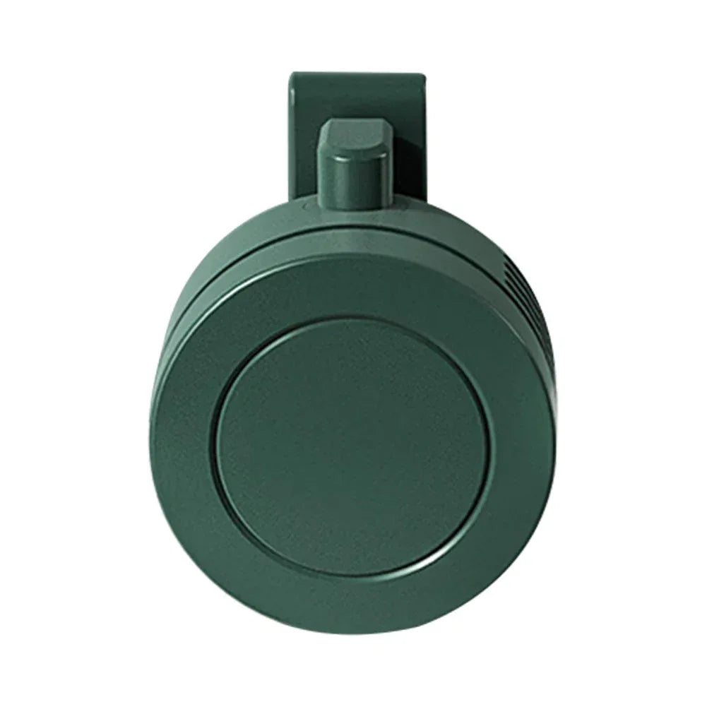 Electric Air Cooling Fan 3 Speeds Bladeless Hanging Fan USB Charging Mini Air Conditioning Fan 900mAh for Outdoor Home Working
