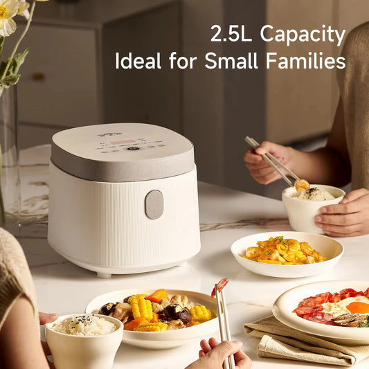 2.5L Electric Rice Cooker Titanium Liner for 2-3 People Mini MultiCooker Smart Steamed Rice Kitchen Machine 220V
