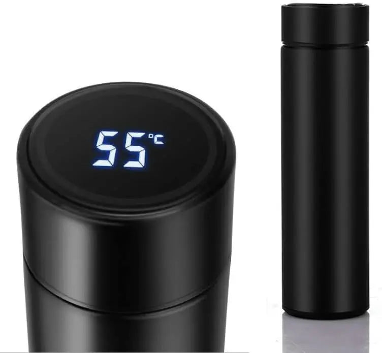 Coffee Cup, Teapot, Smart Sports Bottle with LED Temperature Display, 17 Oz Insulated Stainless Steel Water Bottle