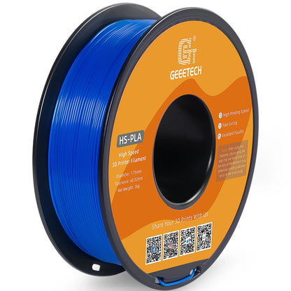 GEEETECH High-Speed PLA Filament 1.75mm 1kg 1 spool,Better Liquidity, Fast Curing, HS-PLA High-Speed 3D Printing Filament