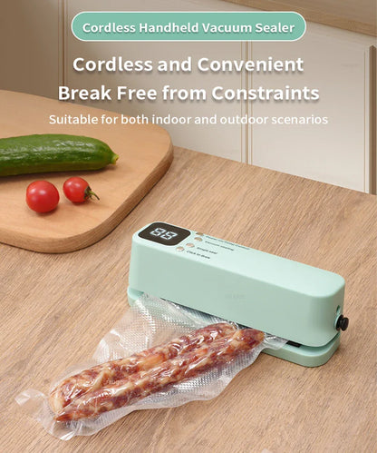Plastic Bags Sealer Food Packaging Bag Sealing Machine Mini Sealer Portable Heat Bag Sealer Rechargeable Food Bag Thermal Sealer