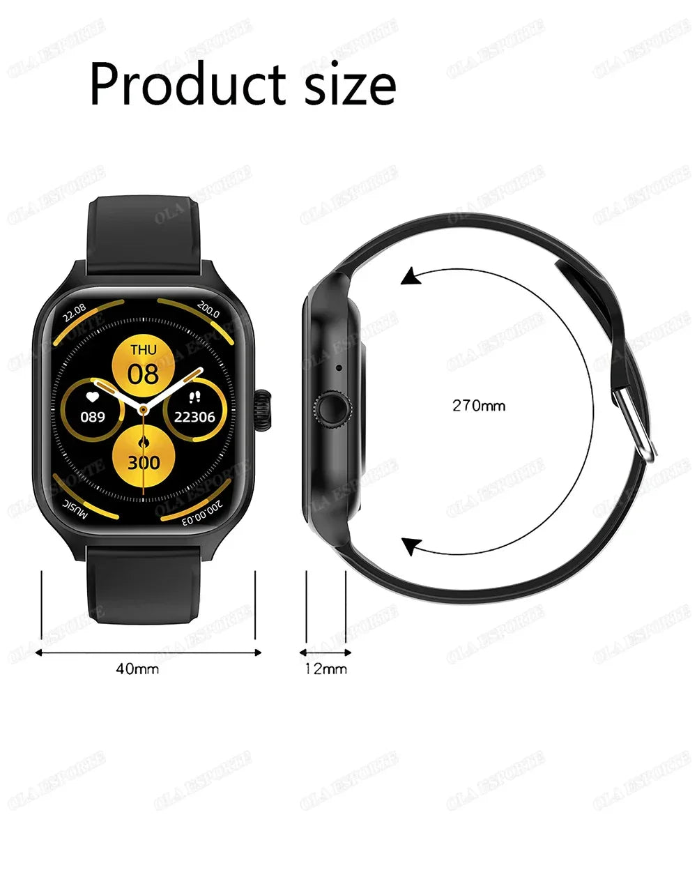 New Smart Watch Bluetooth Calls Men Women Smartwatch Heart Rate Monitor IP68 Waterproof Fitness Bracelet Custom Watch Face Pk H9