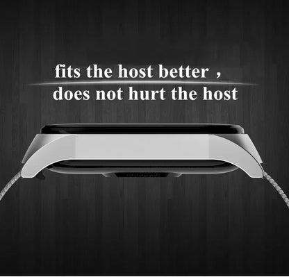 Metal Strap bracelet for Xiaomi mi band 7 6 5 3 4 strap Stainless Steel MiBand 4 Smart Wrist Strap for xiao mi miband 4 3 straps