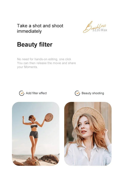 S116 MAX FPV Drone Triple Battery Dual 8K HD Cameras Optical Flow Positioning WIFI Real-Time Transmission 360° Smart Avoidance