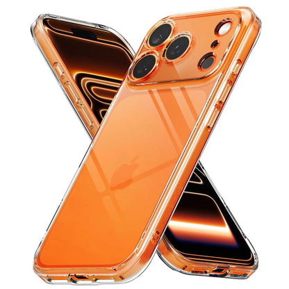Luxury Transparent Silicone Phone Case For iPhone 17 16 Pro Max Shockproof Soft Cover For Apple iphone 17 Air 16 Plus 16E Bumper