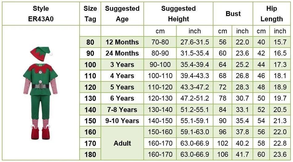 2024 Christmas Clothing Set Boy Girl Family Matching Outfit Kid Adult Santa Claus Cosplay Costume Hat Socks Pant Elf Clothes