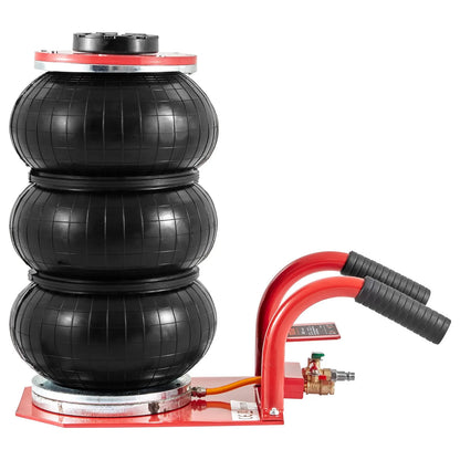Air Jack 3 Ton/6600 lbs Triple Bag Air Jack, Airbag Jack with Six Steel Pipes Fast Lifting Pneumatic Jack for Car, Garage Repair